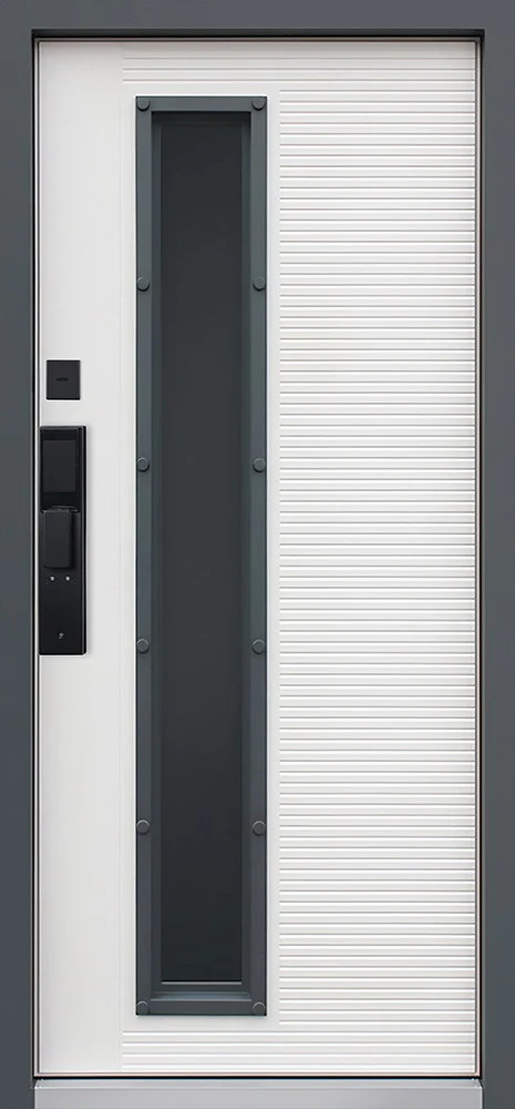 Trento с окном (терморазрыв 3к) (биометрический замок Smart lock DZ 888) — Стандартная комплектация